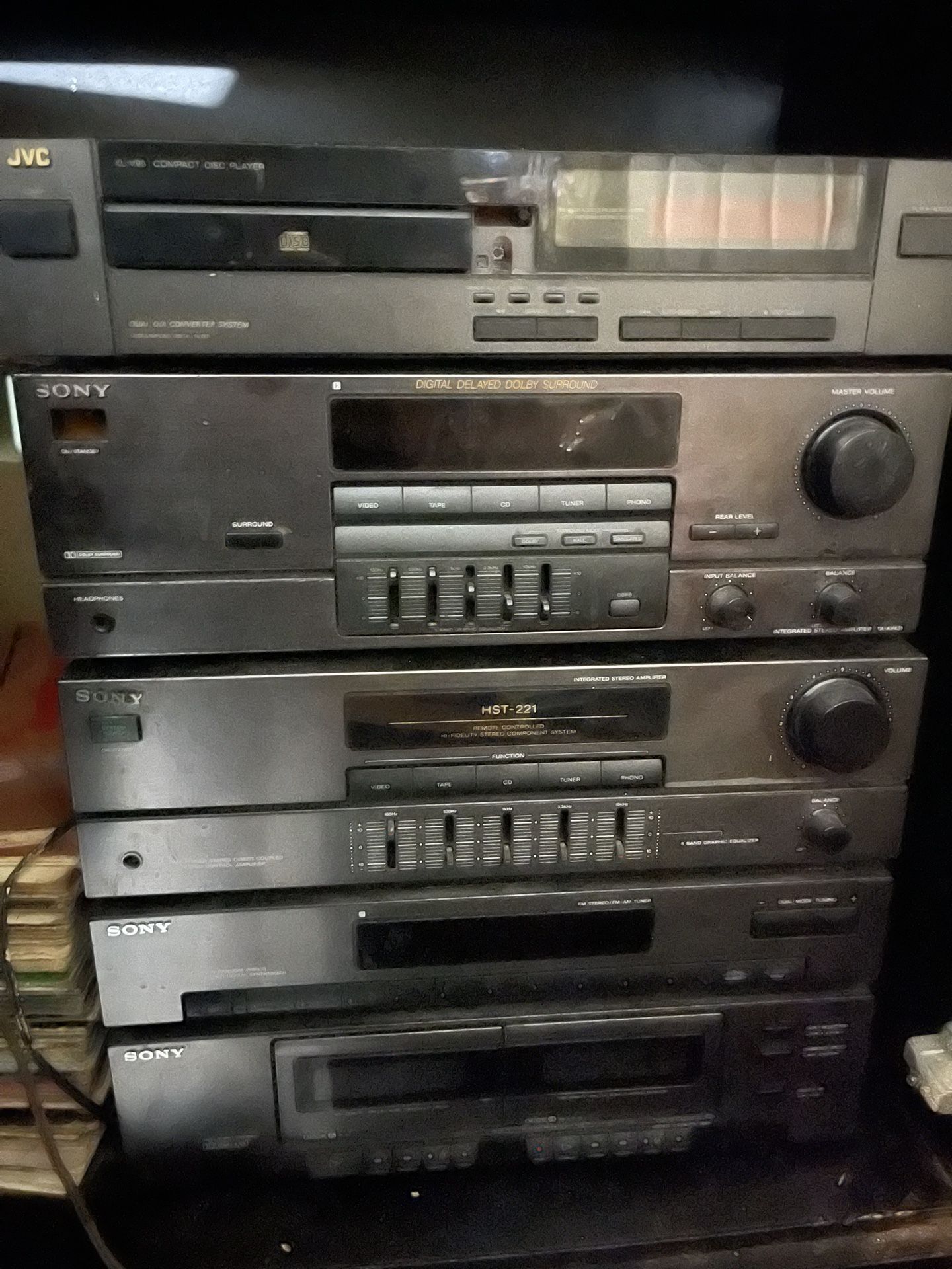 Sony HST-221 Hi-Fidelity Stereo Component System