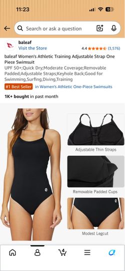 New Black swim suit bathing suit sz 38 L
