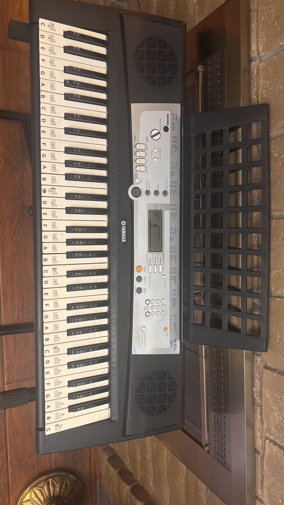 Portable Piano New Condition With Sticker Notes 