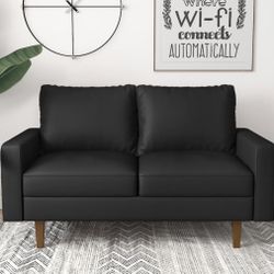 Like New Vinyl Loveseat!!