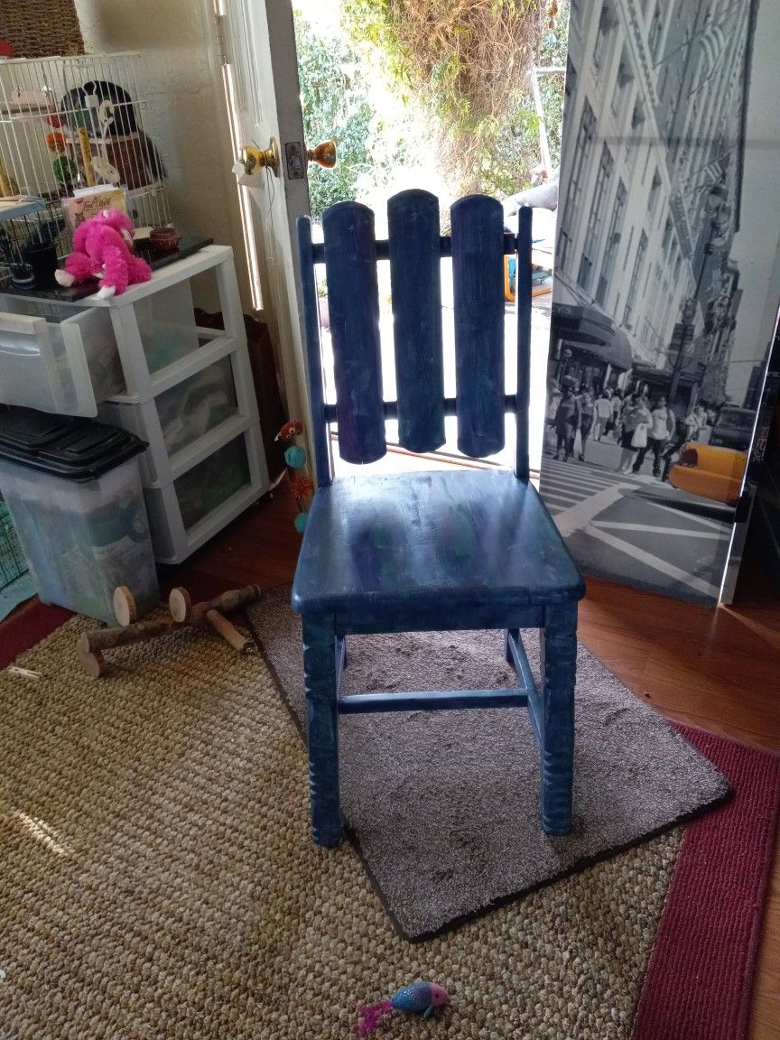Hand Stained Vintage Chair