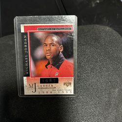 1998 upper deck M. J. Career collection