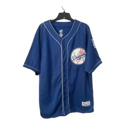 Like New Dodgers Jersey  Blue & white 100% polyester  Size XL