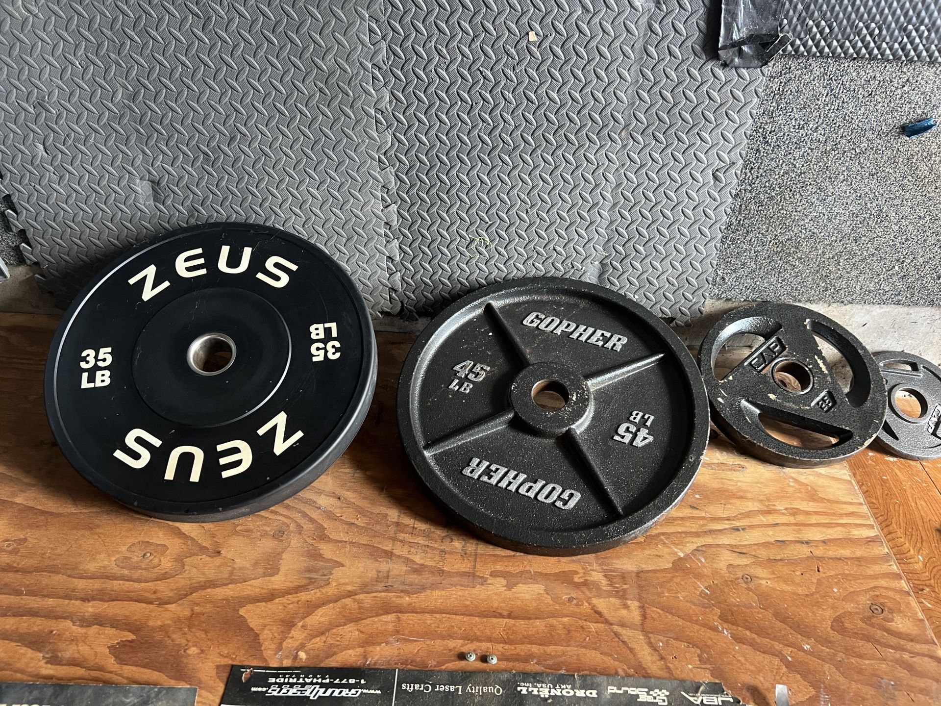 3 Sets Of Weight Plates