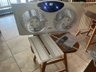 Window Fan W/Reverse & Remote. 24”-36” Windows