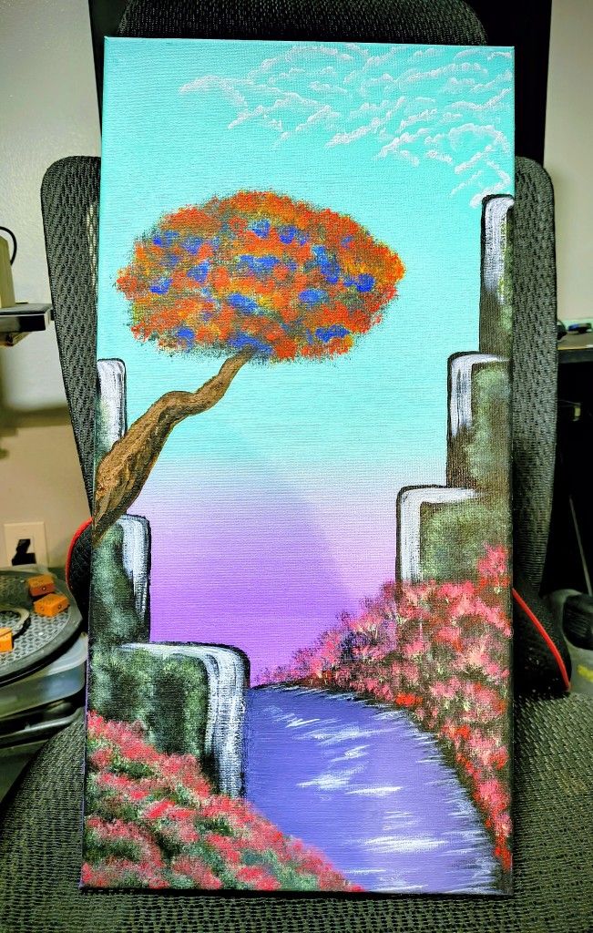 Roses Sandross Bob Ross Painting