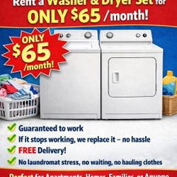 $65 Washer And Dryer 