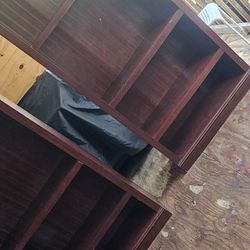 2 Side By Side TV Shelves 
