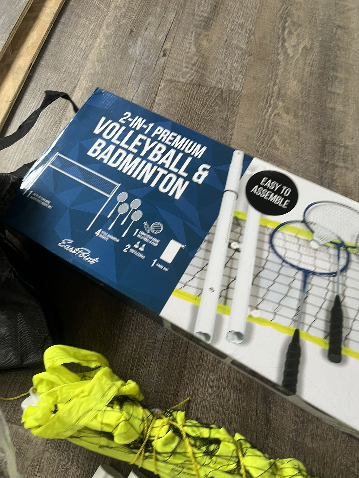 Brand New Volleyball, Badminton Beer Pong Games