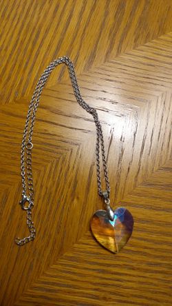 Sparkle heart necklace