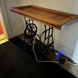 Industrial Style Hall Table
