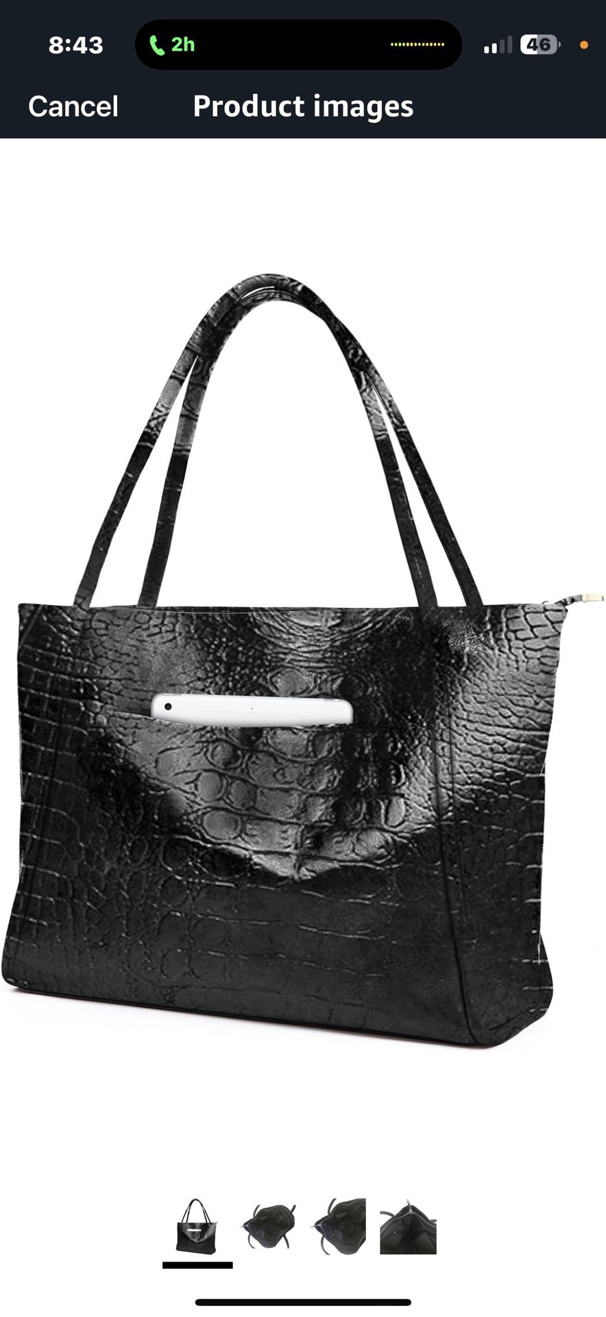 Large Tote Bag for Women Work with Zipper Ladies Travel Vegan Leather Purses and Handbags