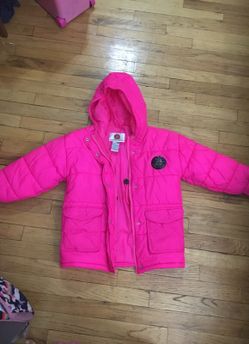 SIZE 7 GIRLS COAT- HARDLY WORN