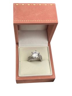 S925 silver plated CZ ring
