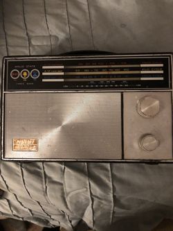 Old antique weather radio