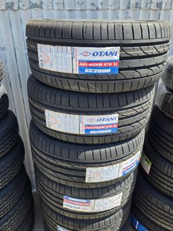 4 New Tires 245-40-18 Otani KC2000 All Season 245/40 R18 ZR18 Inch Tire FREE Same Day Delivery To Most Inland Empire Locations 50,000 Miles SALE