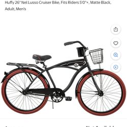 Black And Red CRUISER Bike
