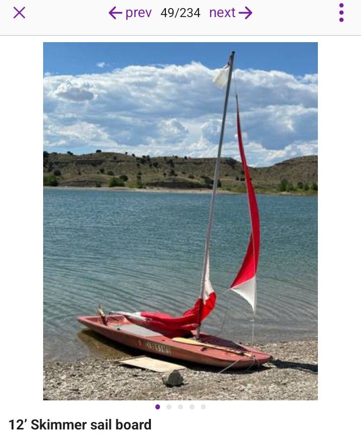 12' Sunfish Skipper 1-2 Man Boat*Vintage*