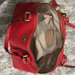 Red Coach Bag 