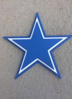 Dallas Cowboys wooden logo $20