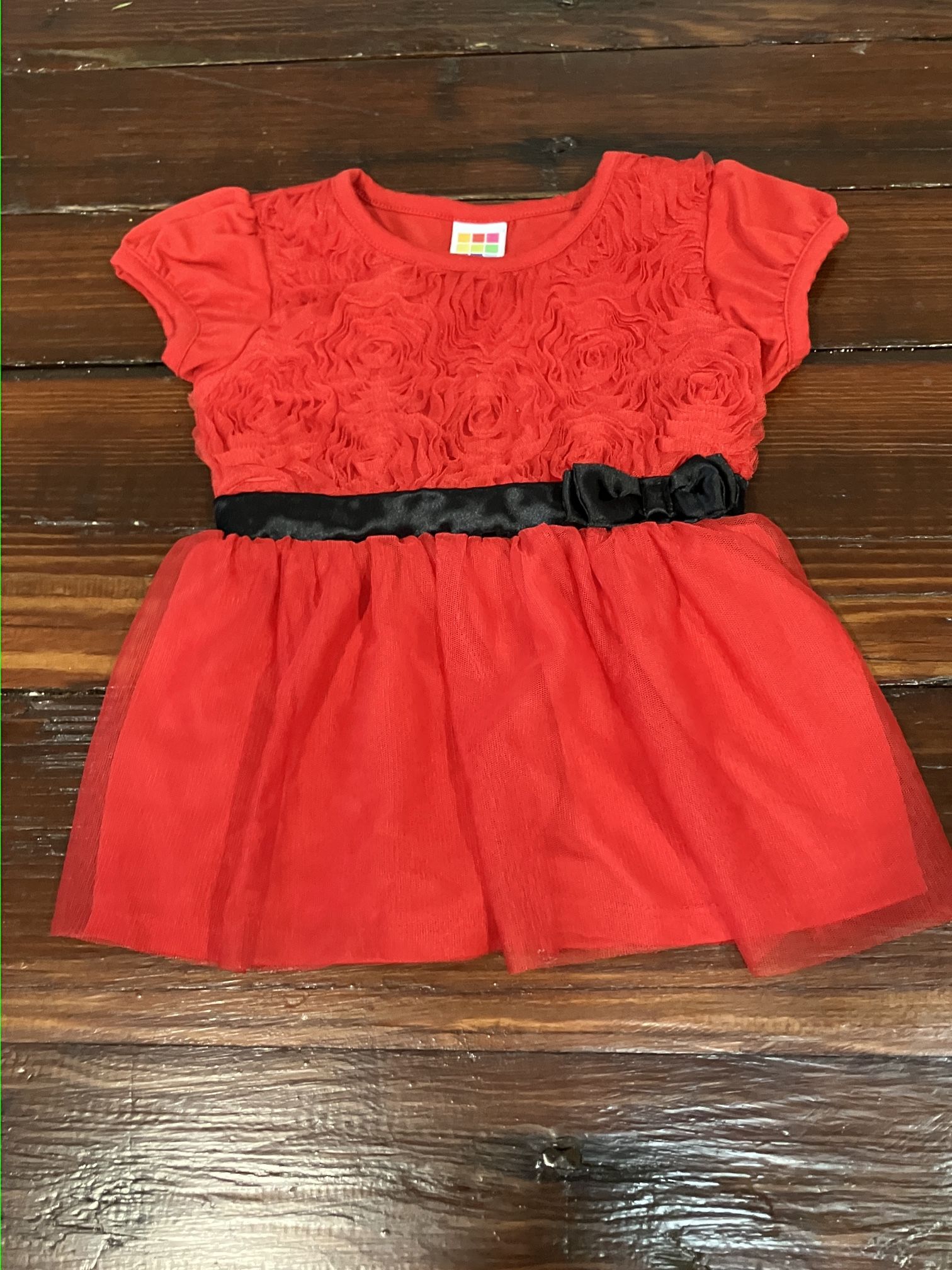 Healthtex Red Roses Dress 2T