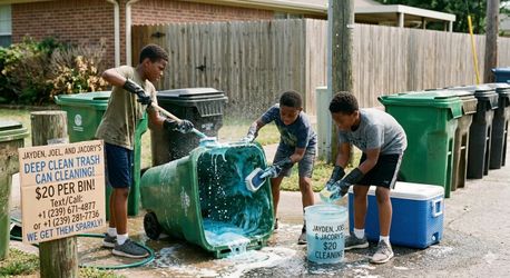 We clean them deep and sanitize