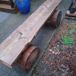 Old Cedar Bench. 