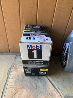 12 quarts Mobil 1 motor oil