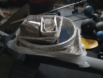 Bunch Of Aluminum Cooking Pans