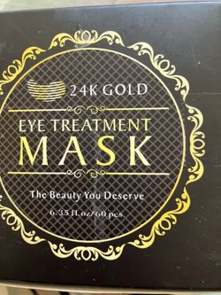 24k gold eye mask & dark circles treatment,brand new Never Open