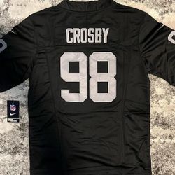 Maxx Crosby Raiders Football Jerseys XXXL 