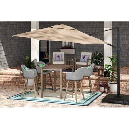 Benton Ridge Rectangle Outdoor 5 Piece Set New in Box (Brown)
