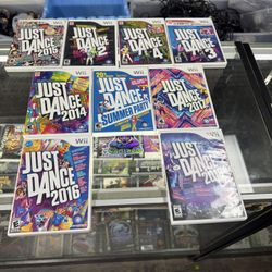 Just Dance Games $15-$20 Each Gamehogs 11am-7pm