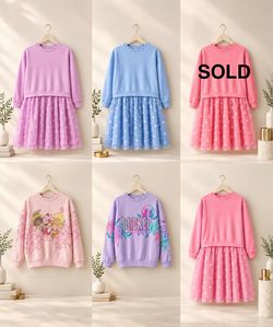 Girls Dresses & Character Sweatshirts New