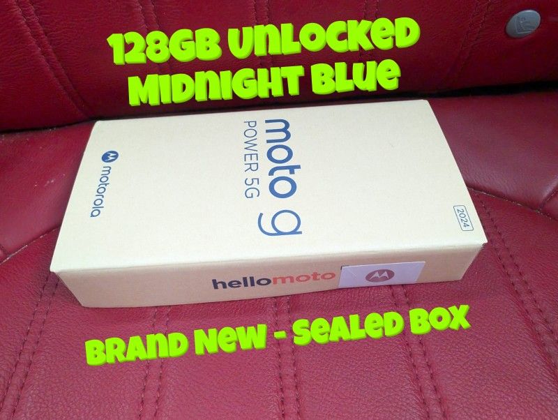 Motorola Moto g Power 2024 5g 128gb unlocked - Midnight Blue