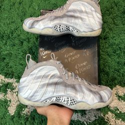 Foamposite Dream a World Grey