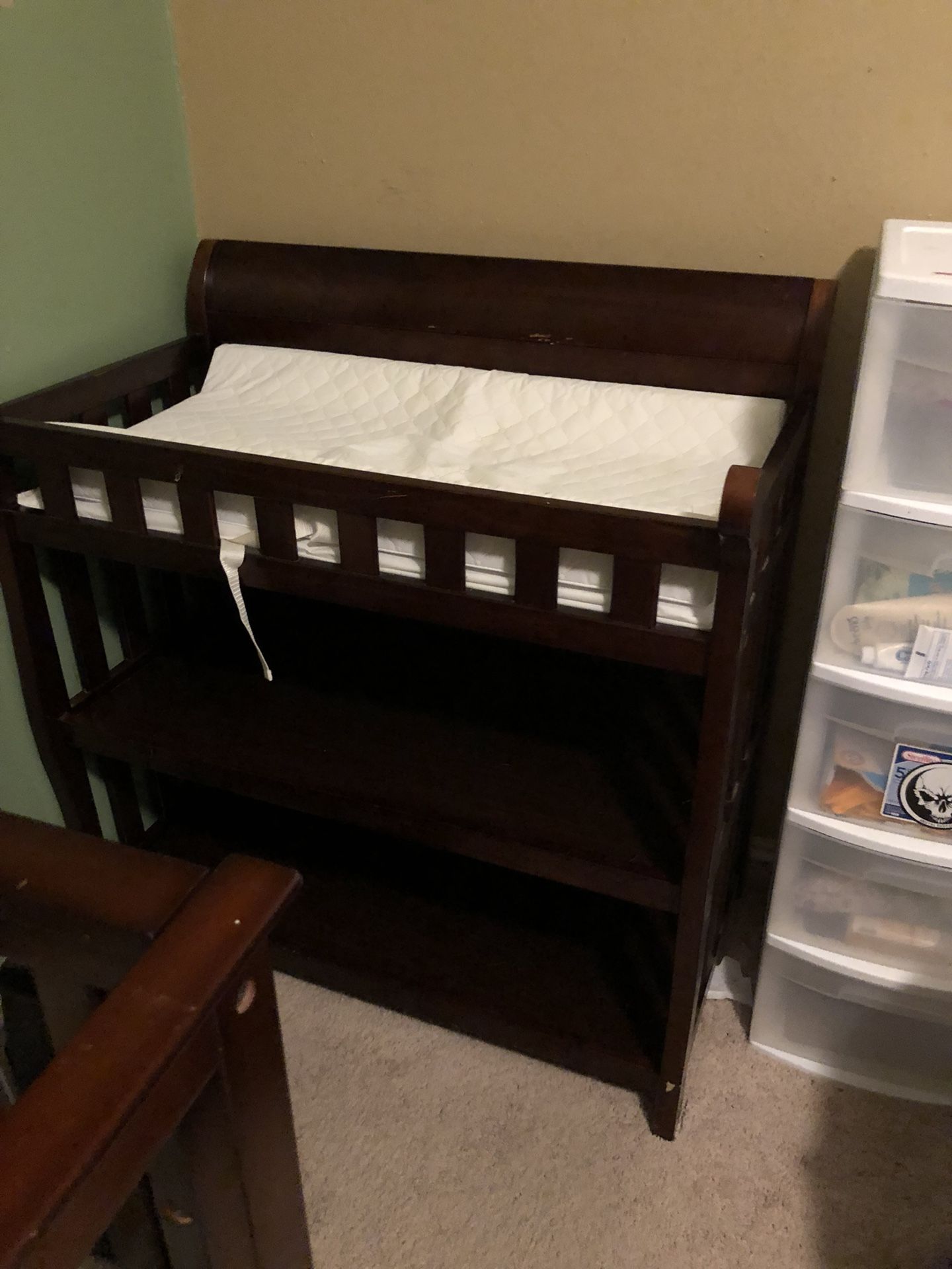 Three tier changing table