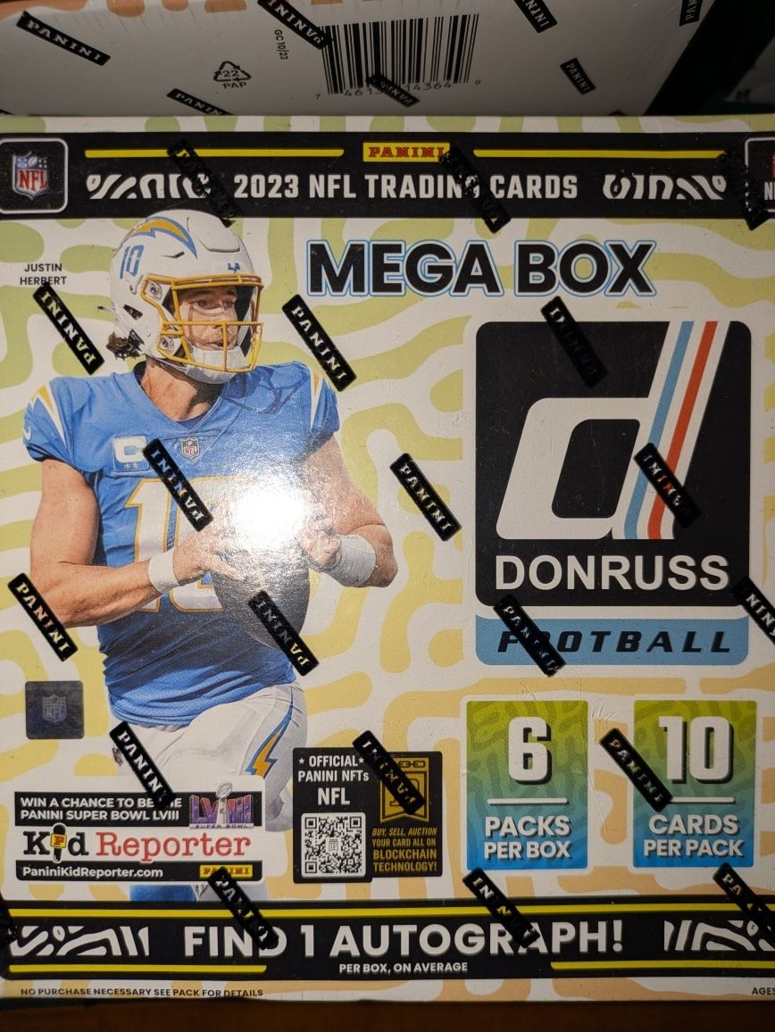 2023 Panini NFL Donruss Football Walmart Mega Box Factory Sealed Includes Auto