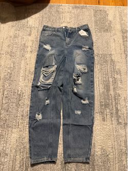 Ripped jeans, size medium
