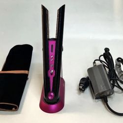 Dyson Corrale Hair Straightener and Styler, Nickel/Fuchsia