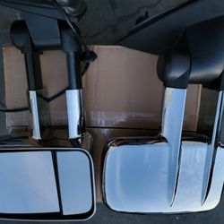 14-18 Chevrolet Silverado 14-20 Gmc Sierra Towing Mirrors Espejos Retrovisores Chevy