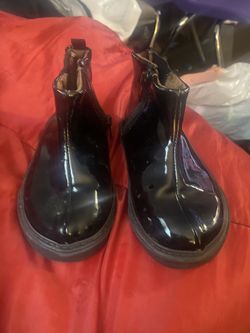 $7 New Girls Gap Ankle Black Boots Sz 9