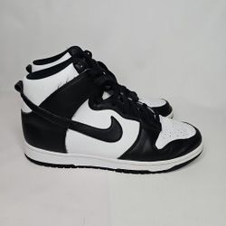 Nike Dunk High Men's White Black Size  8.5