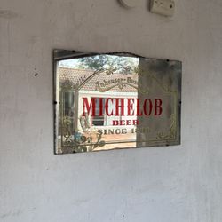 Vintage Anheuser-Busch Michelob Beer Since 1896 Mirror Beer Sign 16x24