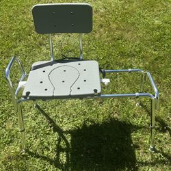 Heavy Duty Transfer Bench With Cut-Out Seat