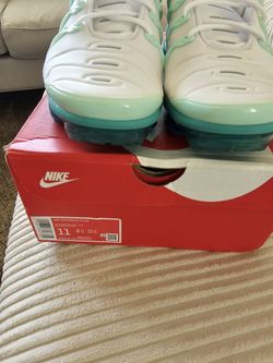 Nike Vapormax Mens Size 11 Teal/white