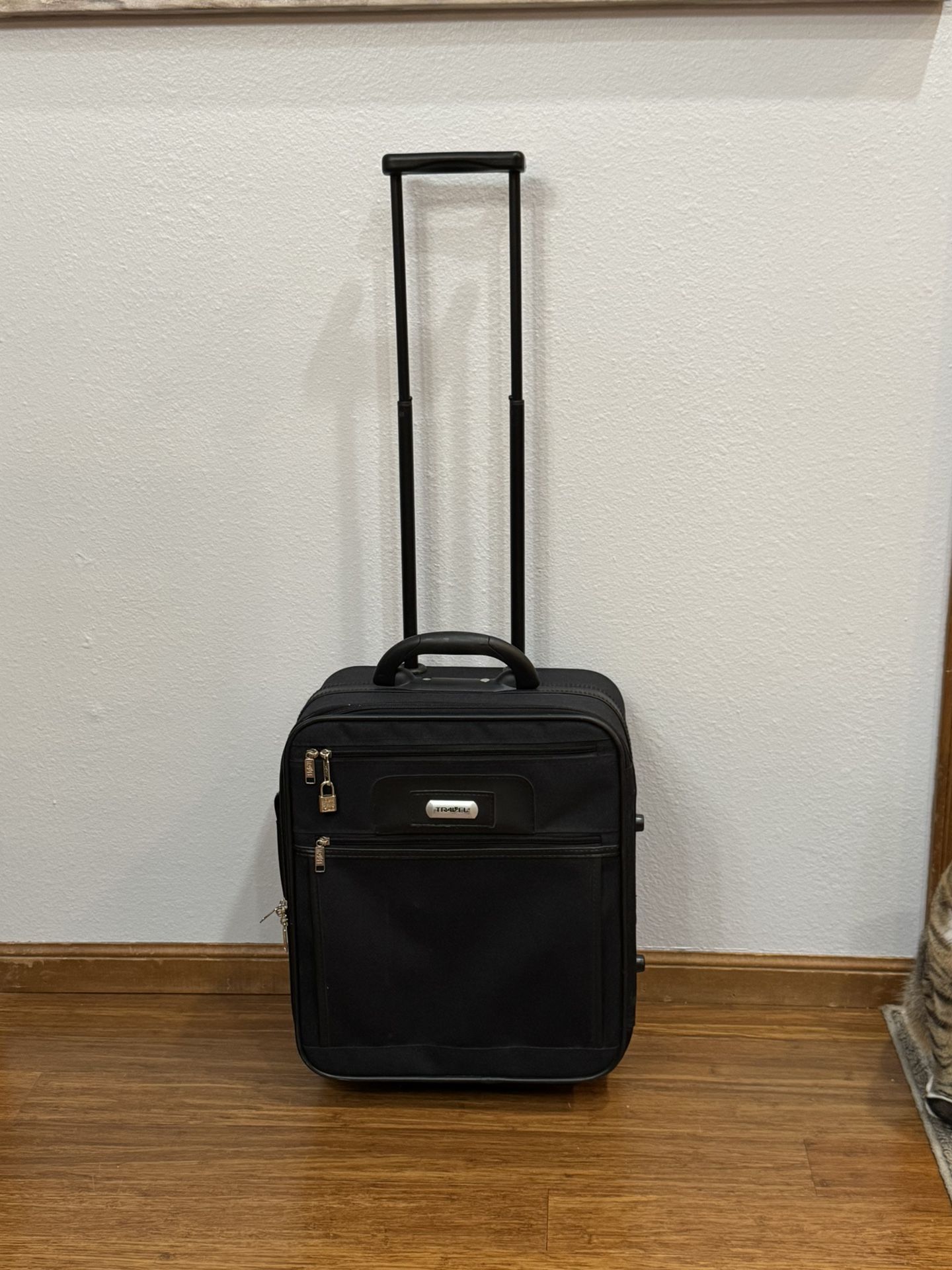 Black Carry On Suitcase with Wheels