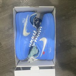 Offwhite Airforce Ones Blue
