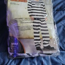Prisoner Jail Bird Costume
