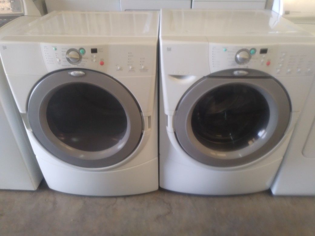 Whirlpool Duet Washer&Gas Dryer $450 With Warranty